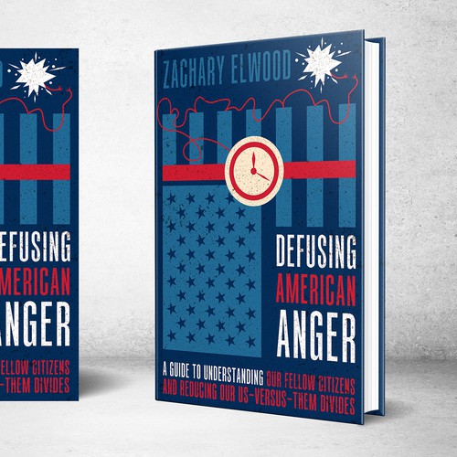 Cover for a book aimed at reducing American political anger Design by The Odd Seed