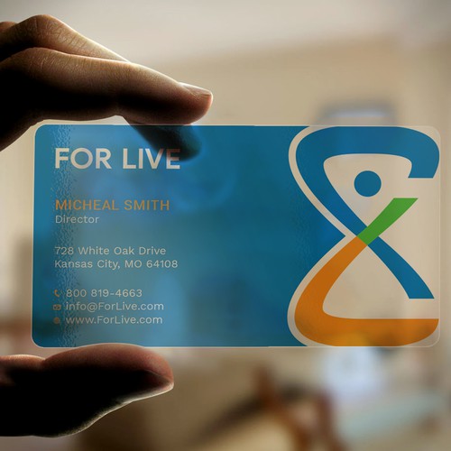 Design a suitable business card for 'For Life'-ontwerp door RENEXIT