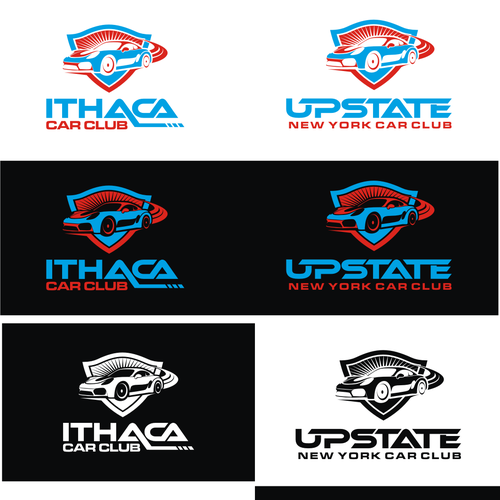 Design a modern logo for the Ithaca Car Club and Upstate ...