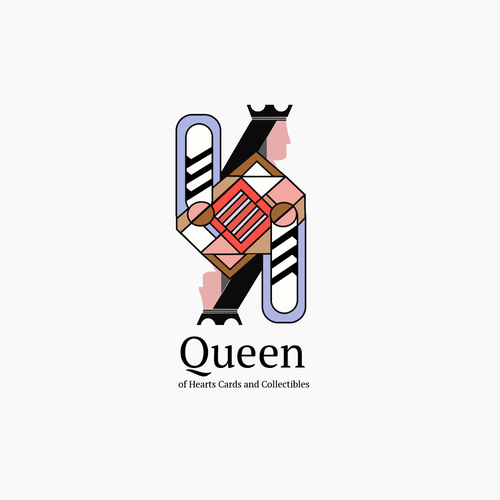 99d: Queen of Hearts collectibles logo Design by girlonawire