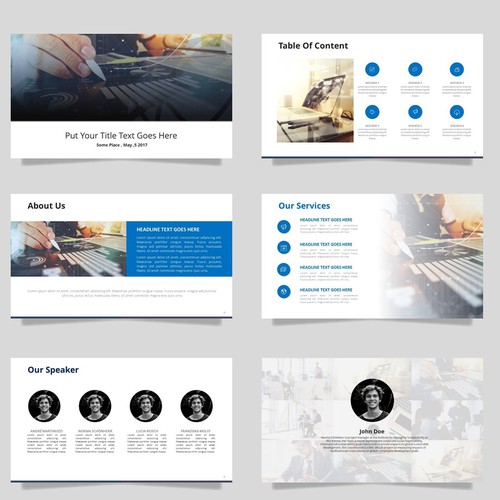 PowerPoint template contest entry by bintanium
