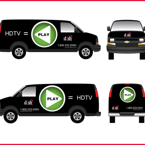 Design V&S 002 ~ REDESIGN THE DISH NETWORK INSTALLATION FLEET por JaxHay Design