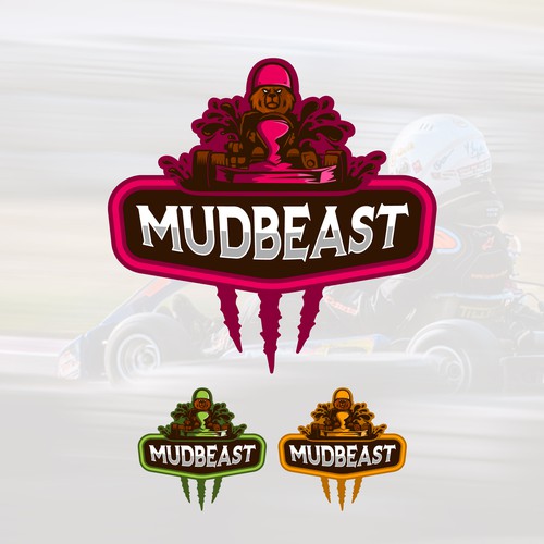Design di Mud Beast!  Logo needed for a new line of off-road Go-Karts for kids di Brainbox Studio