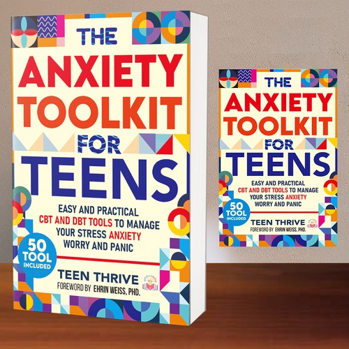 Book cover that POPS and ATTRACTS ATTENTION for TEENS (topic: Anxiety for Teens) Design by ^andanGSuhana^