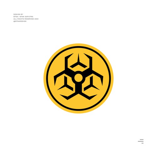 AI Warning/Hazard Symbol Design by Efsa