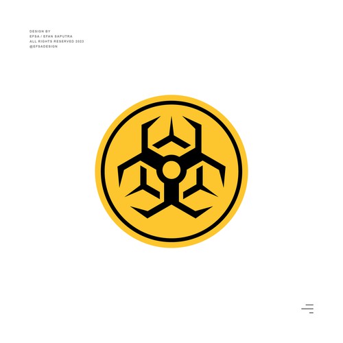 AI Warning/Hazard Symbol Design by Efsa