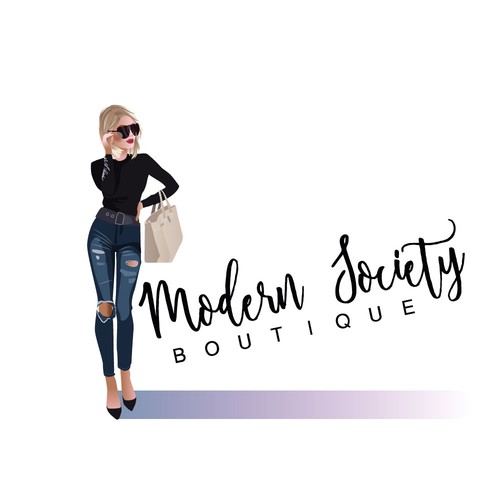 Design a chic, modern logo for online women's clothing boutique Logo design contest