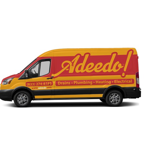 Van Wrap For Service Company Design by xen art