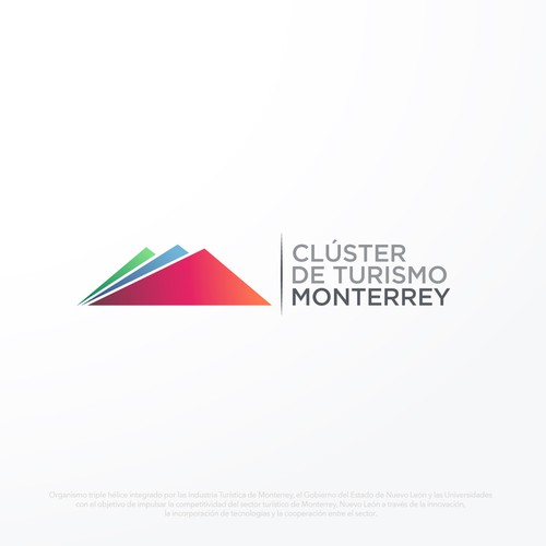 "Diseña la nueva imagen del Clúster de Turismo de Monterrey.... único organsimo de este tipo en MX! // Create a new brand" ganador Logotipos