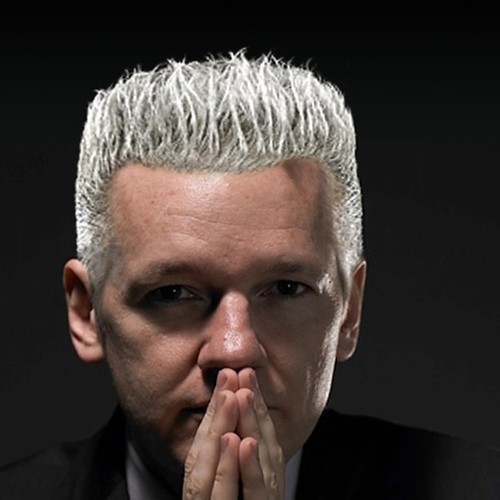 Design the next great hair style for Julian Assange (Wikileaks) Diseño de Britany