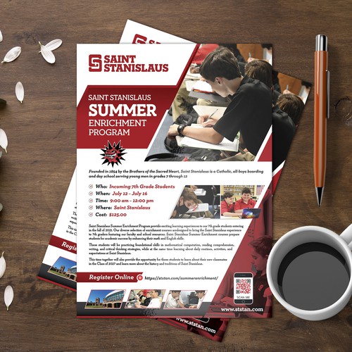 Brilliant Design of Flyer for Summer Enrichment Program Design by redmonk