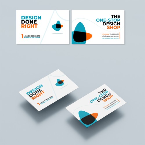 Business Card for DesignGurus.com Design réalisé par VisibleGravity™