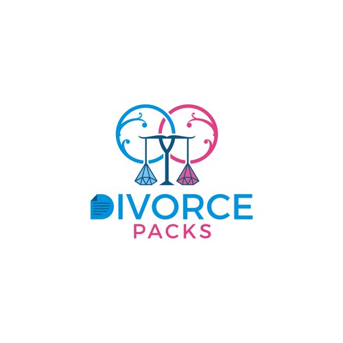 Divorce Logo  - UPDATED BRIEF, Ideally hand/computer drawn / Original Logo - Blind Filter Enabled デザイン by Wiell