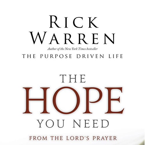 Design Rick Warren's New Book Cover Réalisé par tracytaylor