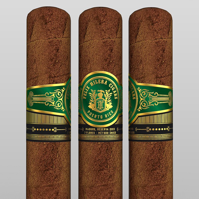 Classy and Elegant Cigar Band (label) design to launch cigar brand