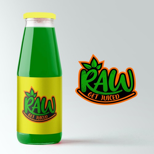 Raw juice bar that will be seen by millions Design by Kdesain™