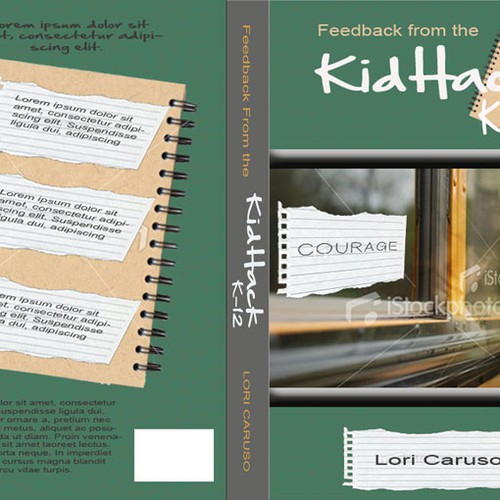 Help Feedback from  the Kidhack  K-12 by Lori Caruso with a new book or magazine cover Design por VortexCreations