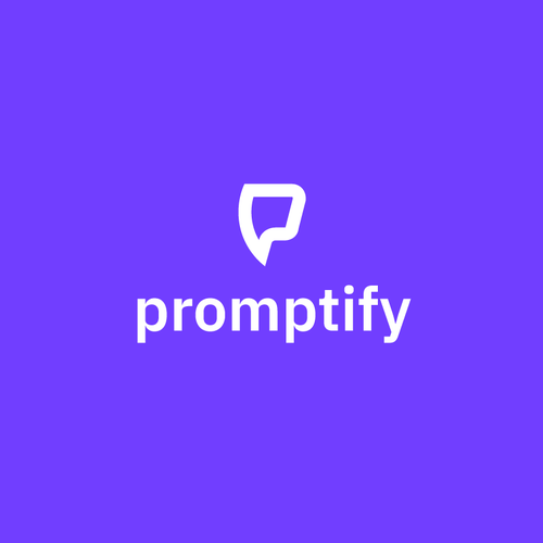 Modern, Simple and Sleek Logo for Promptify.com Design by GIRMEN