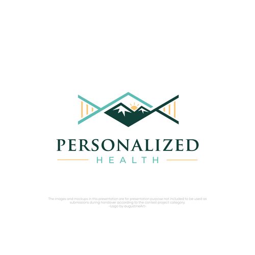 Simple, abstract logo that conveys luxury health experience Design by augustinArt