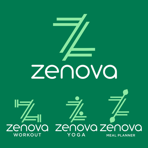 Design di Zenova Logo: Revolutionary suite of health and wellness mobile apps di Kencono Wungu