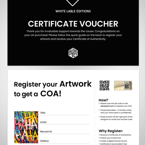 Certificate Voucher Design por Mah_Ari
