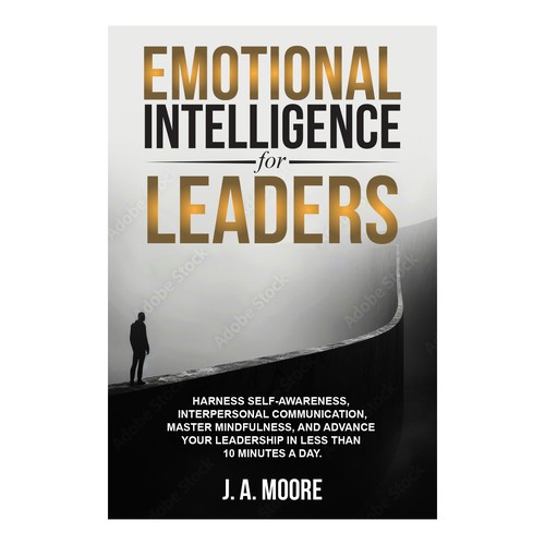 Need an Emotional Intelligence for leaders book cover. Design by anisha umělec