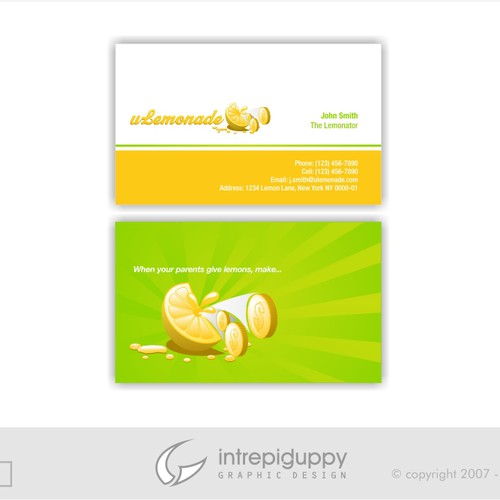 Logo, Stationary, and Website Design for ULEMONADE.COM Diseño de Intrepid Guppy Design
