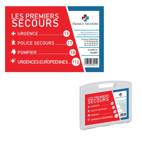 Etiquette pour le premiers secours Design by archandart