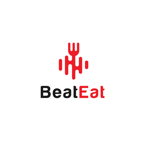 Créez un logo moderne et tendance pour Beat Eat !! Design by cucuque design