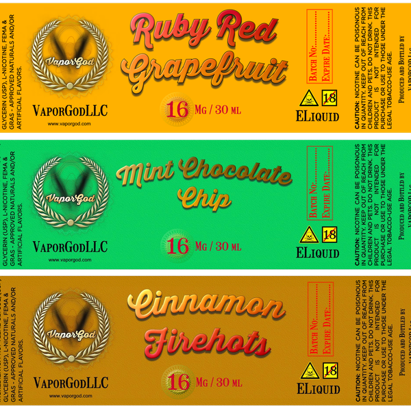 concept label for eliquid