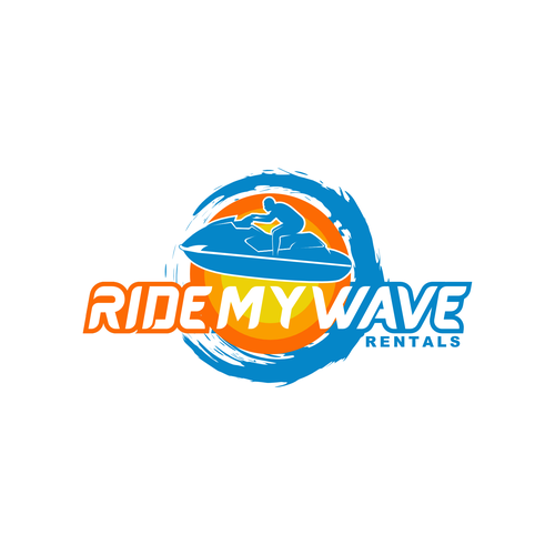 "cool", "edgy", "fun" jet ski company logo. Design by dmtrgor123