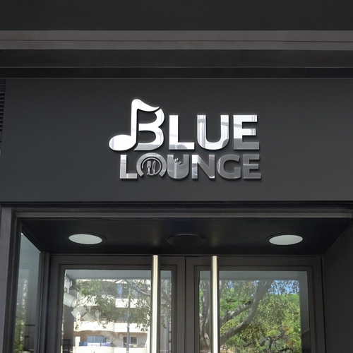 Blue lounge makeover Design by NINA GRAPHIX