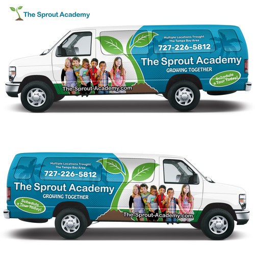 15 passenger van wrap for preschool Design by adelea