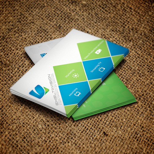 Business Card to represent THREE Service Divisions Design by Twin Ashek Masum