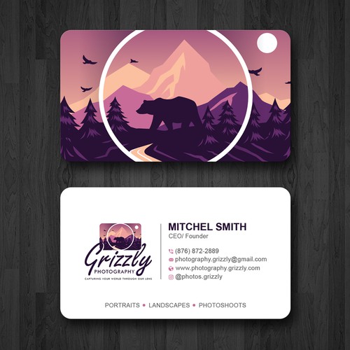 Unique business card design for Photography Business Design by Create_Point