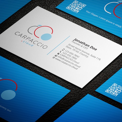 Give more muscle to research with graphic ID for CARPACCIO.cloud Design by DesignsTRIBE