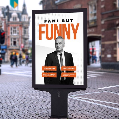 Poster design for Stand up Show Design by Tan-D