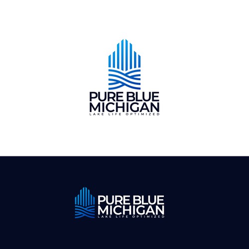 Pure Blue Michigan Design by DOCE Creative Studio