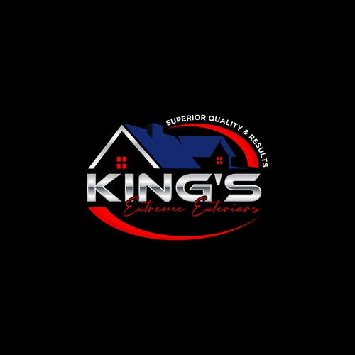 Exterior Construction Company Logo Design by eonesh