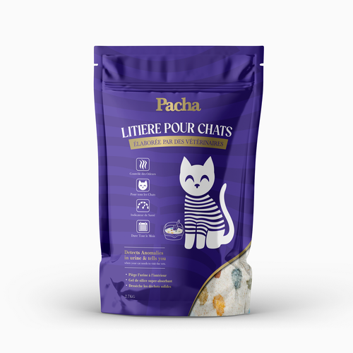 Cat Litter startup Minimalistic packaging - Contest Design by SONUPARMAR