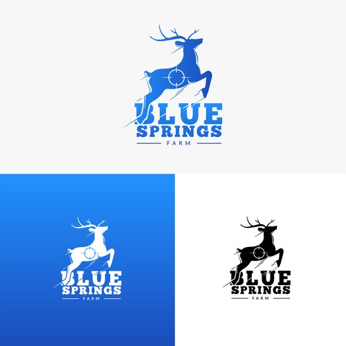 Logo for our Der hunting and bass fishing recreational farm Design by Jihad Youssef