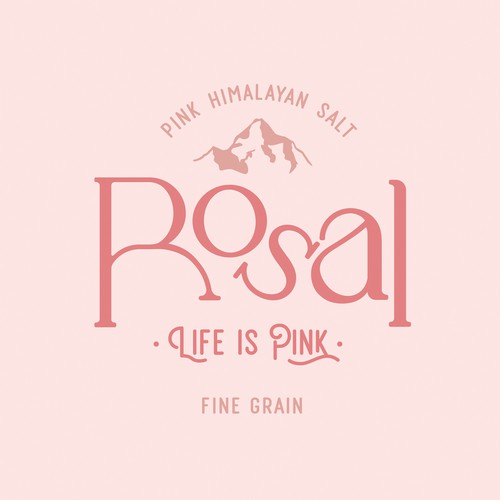 Design a logo for a Pink Himalayan Salt brand Design by artdesigns-by-d