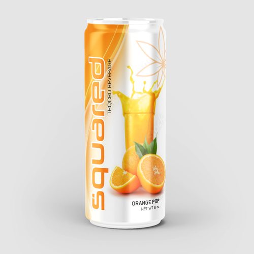 Clean - edgy beverage can for THC / CBD drink Design by SONUPARMAR