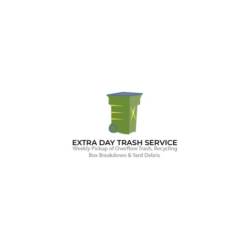 Trash Service Logo Design by tridentArt