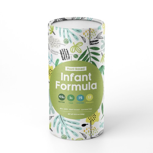 Diseño de Hembal Plant Based Infant Formula de Nubia Design