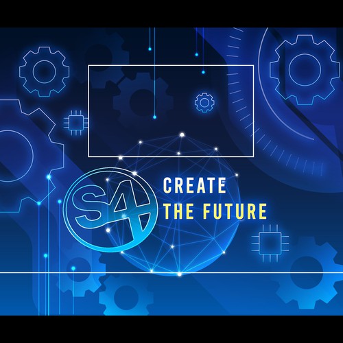 Scenic Print For Industrial Cybersecurity Conference Stage Design by 99Spring