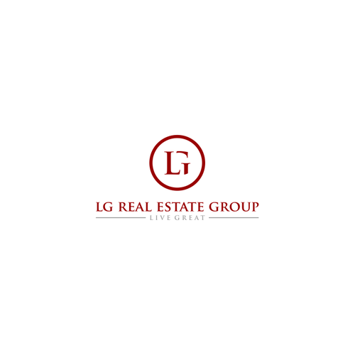 Create a modern, bold, and sleek logo for LG Real Estate Group Design by allunanpasir
