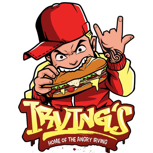 Angry Irving character Ontwerp door Athew_Yana