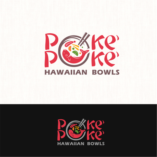 Poke' Bowl Restaurant Needs an Eye catching, modern, hip and memorable