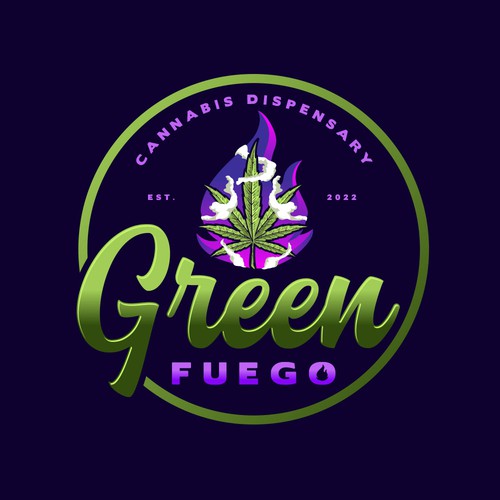 Designs | GREEN FUEGO cannabis dispensary logo | Logo design contest